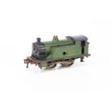 A Bing for Bassett-Lowke 0 Gauge clockwork 'Peckett' 0-4-0 Tank Locomotive, in lined GNR-style green