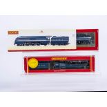 Hornby 00 Gauge Steam Locomotives and Tenders, R3623 LMS blue Coronation class 4-6-2 6221 'Queen