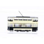 An uncommon motorised 00 Gauge Birmingham Corporation 4-wheeled Tram by Anbrico or similar, with