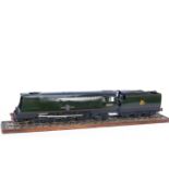 A 2½" Gauge Static Display Model of Bulleid MN class 'Channel Packet', appears professionally-