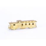 Westside Model Company HOn3 Gauge Carson & Colorado Caboose, Japan, unpainted, in original box