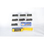 Hornby-Dublo 00 Gauge 3-Rail Tank and Diesel Locomotives unboxed, BR black EDL18 2-6-4 tank