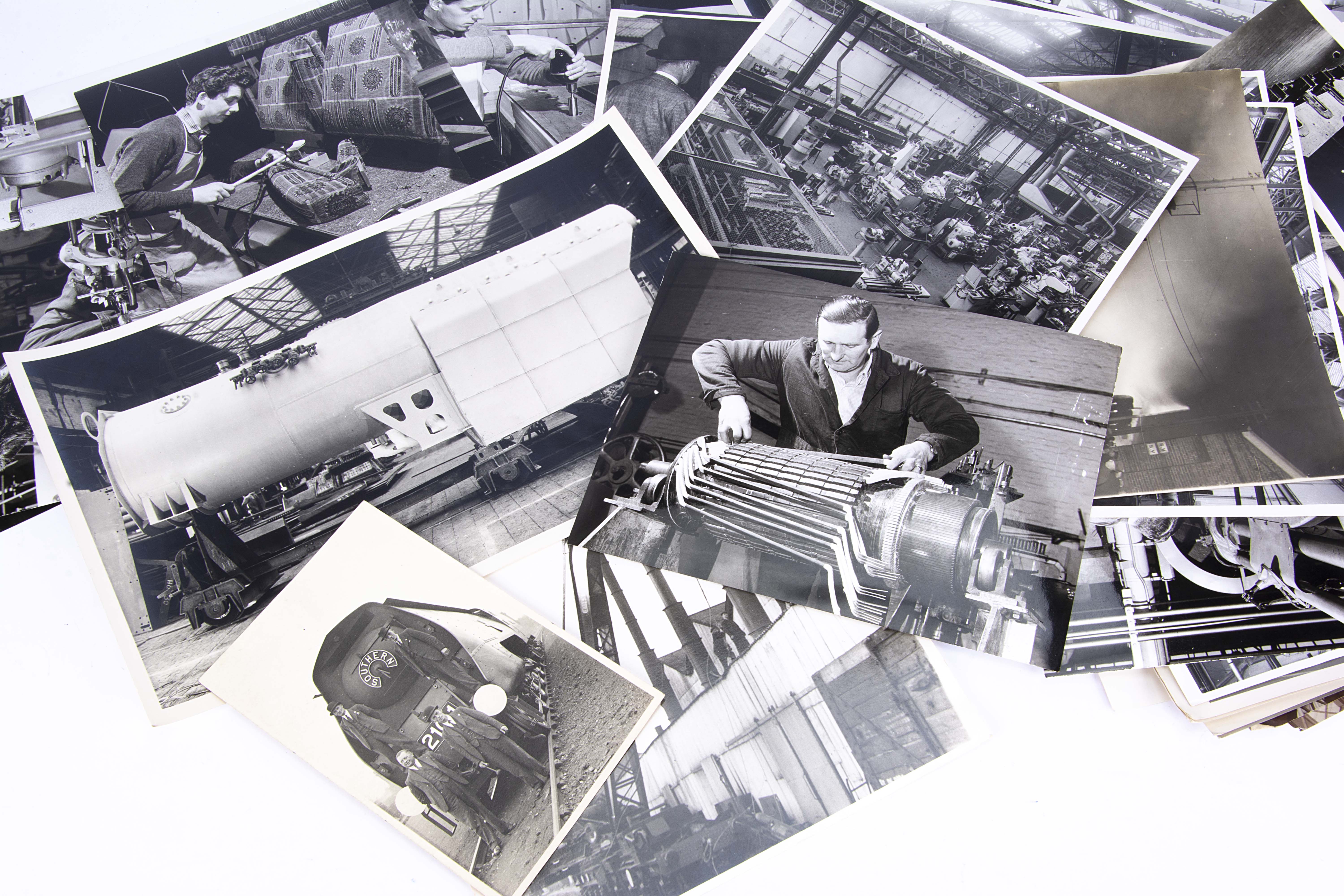 A Collection of Silver Print Photographs of the Southern Railway/BR(S) Eastleigh Railway Works