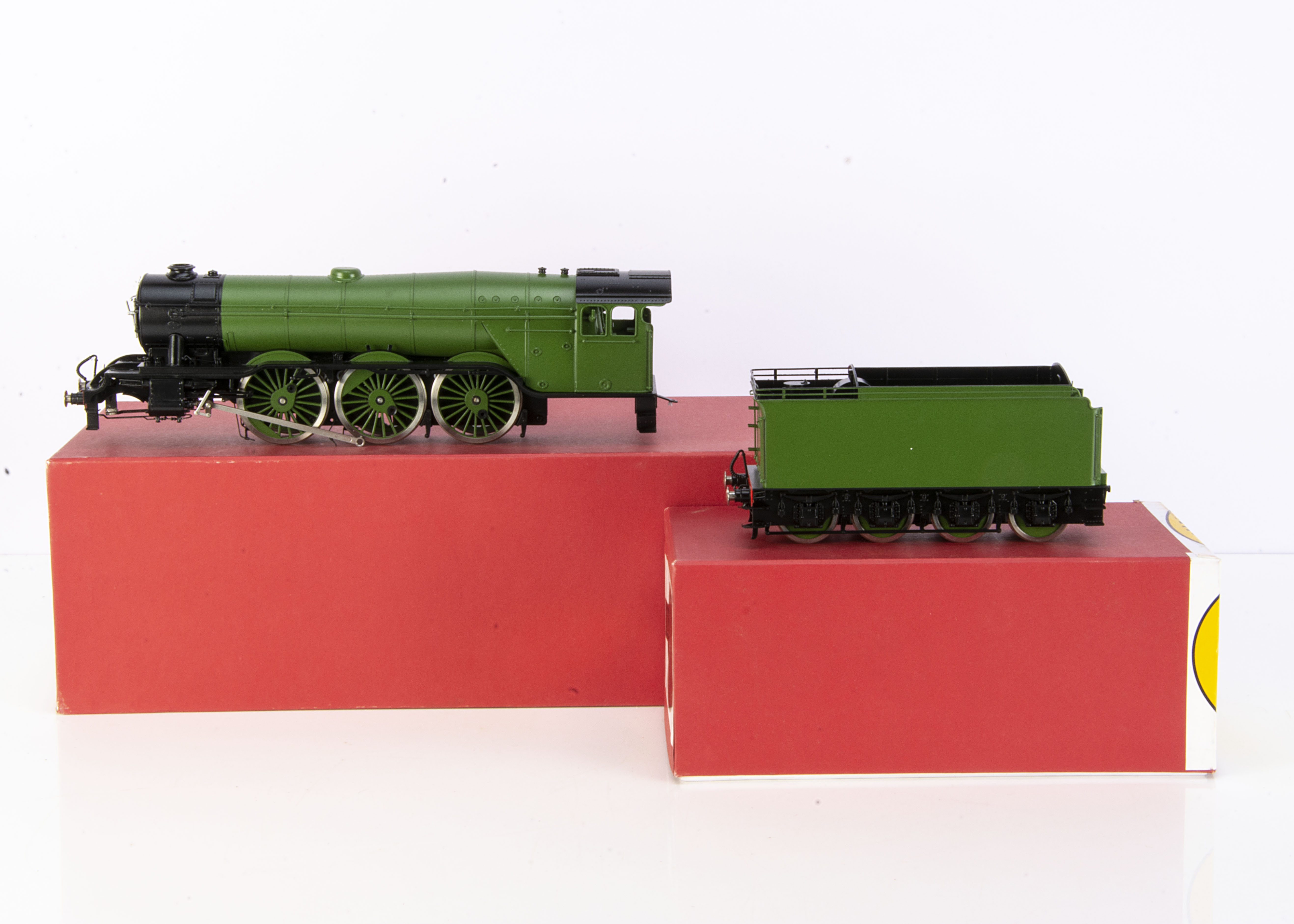 A Chinese brass Finescale 0 Gauge LNER 'A3' class 4-6-2 Locomotive and Tender by San Cheng, mostly