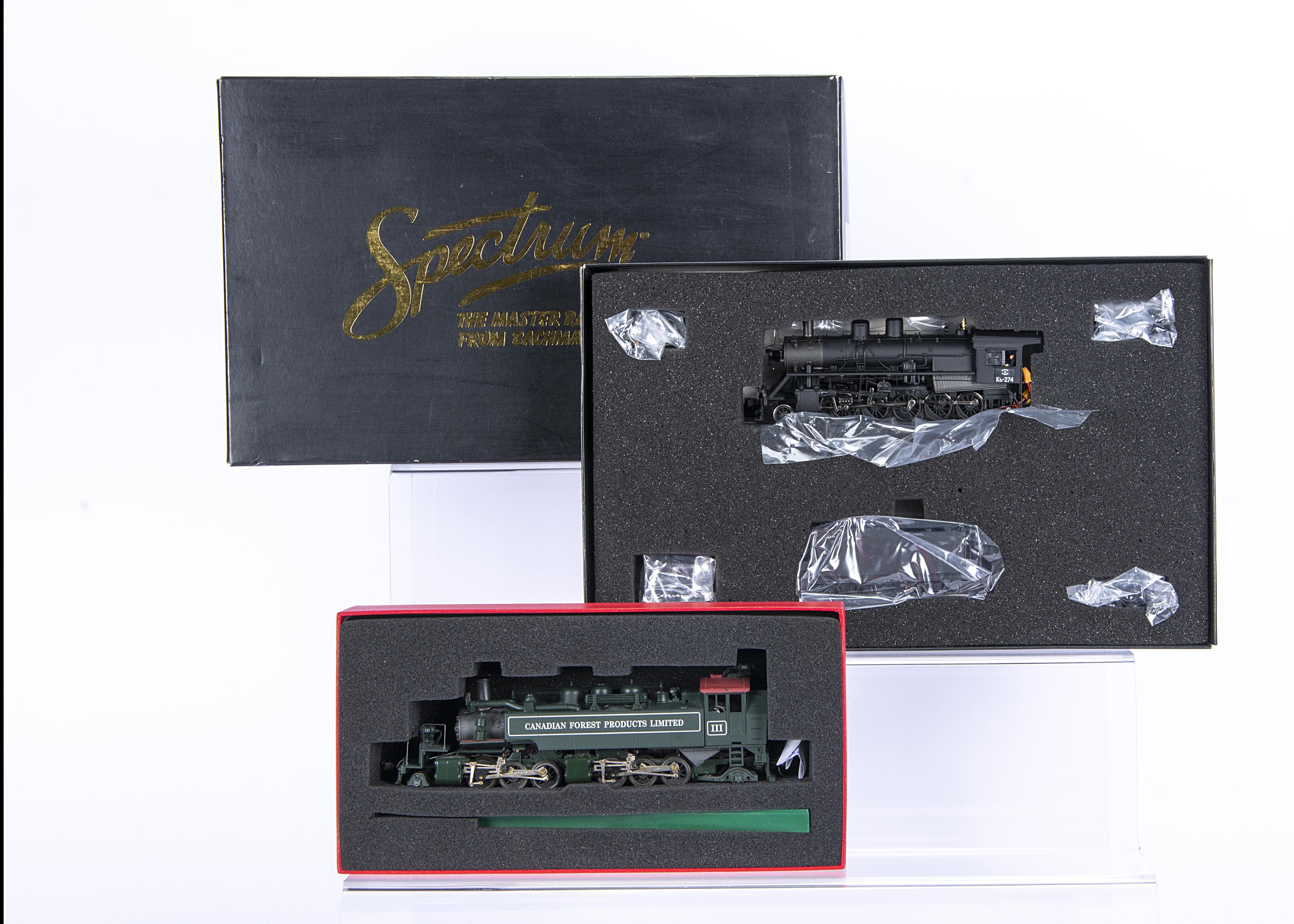 Mantua Classics and Bachmann Spectrum H0 Gauge Steam Locomotives, all boxed, Mantua 351601 2-6-6-2