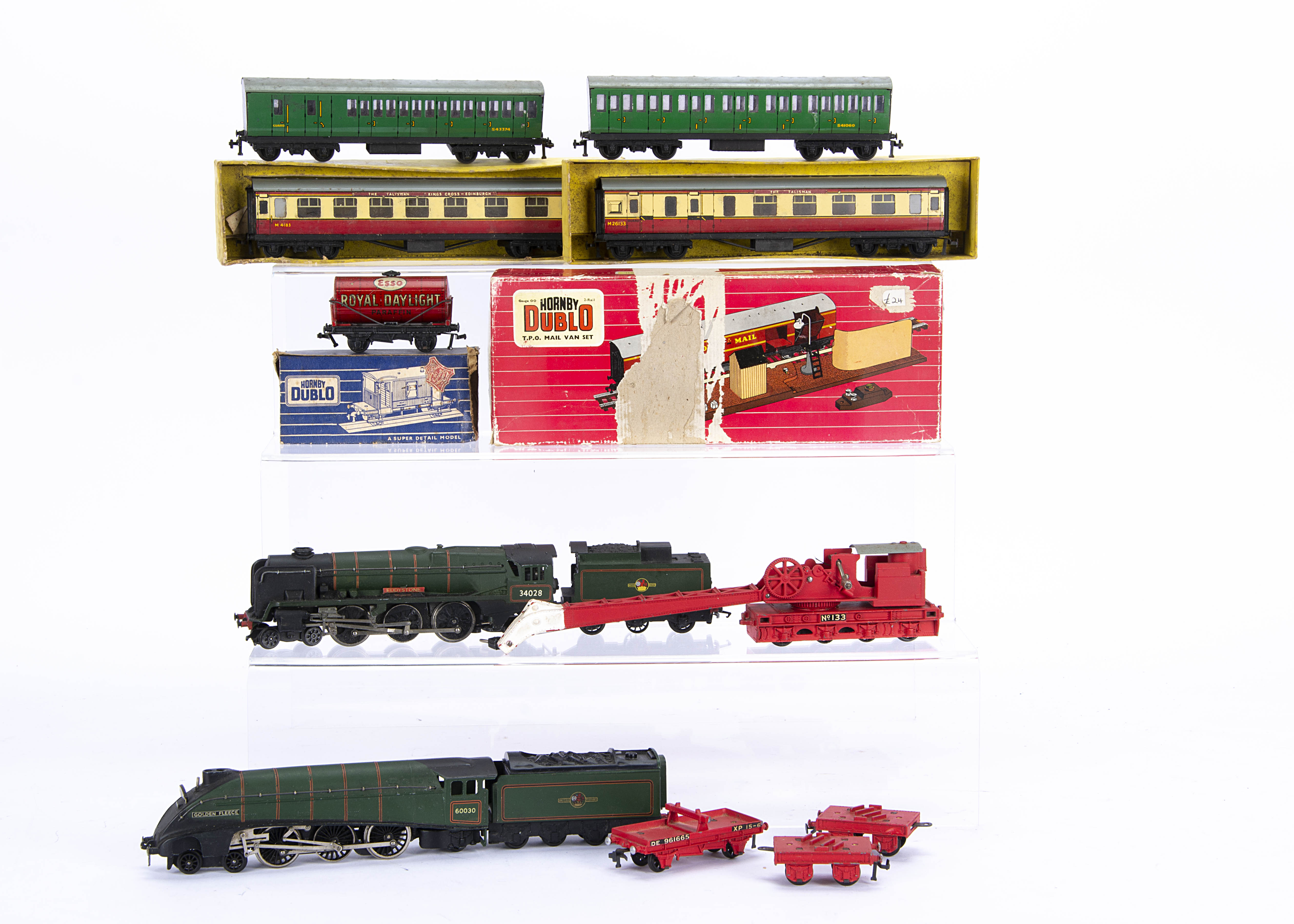 Hornby-Dublo 00 Gauge 2-Rail Locomotives and Tenders one modified and various items of Rolling