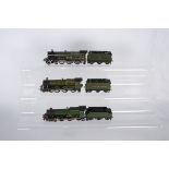 GWR green 00 Gauge kitbuilt 4-6-0 Locomotives and Tenders, Wills 4941 'Llangewyn Hall', in