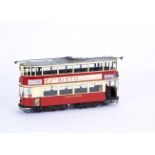 A Finescale 0 Gauge London Transport 'HR2' Tram by Peter Hammond, finely detailed and finished in LT