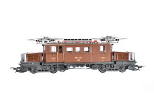 Bemo Exclusive Metal Collection 2001 H0m Gauge Krokodil Electric Locomotive, boxed, with