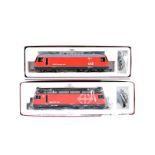 Bemo H0e/H0m Gauge Swiss Electric Locomotives, two boxed examples, both with accessories, 1262 418