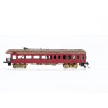 Kitbuilt 00 Gauge London Transport red American style brass Trolley Bus Tram Car, built to a very