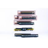 Lima 00 Gauge BR blue/grey Class 43 Inter-City 125 Locomotives and Coaches, Power and Trailer