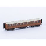Lawrence Scale Models kitbuilt 00 Gauge 4mm LNER All 3rd 8 compartment Corridor Coach 12717, with
