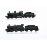 GWR green 00 Gauge Kitbuilt 4-4-0 Locomotives and Tenders, K's Class 33XX Bulldog 3353 'Pershore