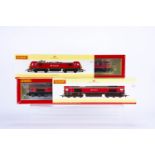 Hornby 00 Gauge DB Schenker red Diesel and Electric Locomotives, R3350 class 90 90029 Electric and