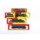 Hornby 00 Gauge Diesel and Electric Locomotives, R2428 BR blue Diesel class 50 50037 '