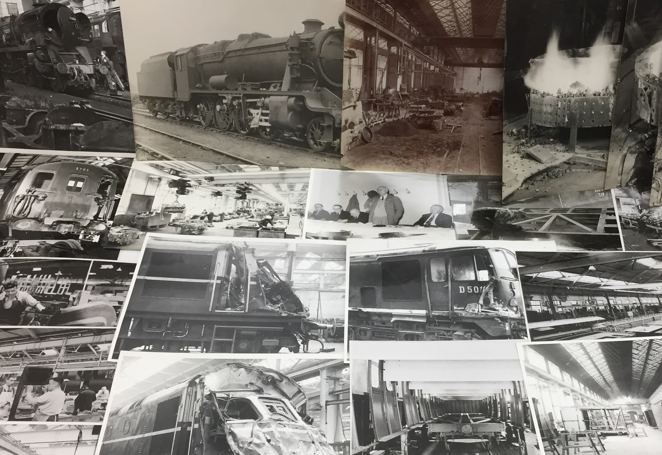 A Collection of Silver Print Photographs of the Southern Railway/BR(S) Eastleigh Railway Works - Image 5 of 8