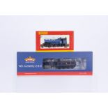 Bachmann and Hornby 00 Gauge Longmoor Military Railway blue Steam Locomotives, Bachmann 32-250A WD