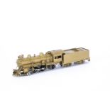 Westside Model Company H0 Gauge U.P. 4-4-2, Japan, unpainted, in original box