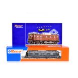 Roco H0 Gauge Electric Swiss Locomotives, two boxed examples, 62400 Ae 3/6 10439 in brown livery and