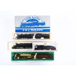 American H0 Gauge Steam Locomotives and Tenders, a boxed group, Norfolk & Western, Rivarossi 1238