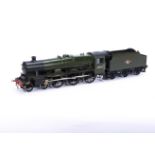 A Gauge 1 ex-LMS 4-6-0 'Jubilee' class Locomotive and Tender by Fine Scale Brass (San Cheng),