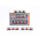 Bachmann 00 Gauge 35-990 London Underground S Stock Motorised 4-Car Train Pack and additional