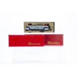 Rivarossi H0 Gauge FS Electric Locomotives, 1471 light blue/dark blue E632 042, 1467 brown E424