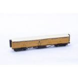 Fred Newman Finescale 0 Gauge LNER teak bogie Full Brake 4147, fitted with MTH bogies, G