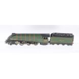 Hornby-Dublo 00 Gauge 2-Rail BR green Golden Fleece Locomotive and Tender, F-G, tender with some