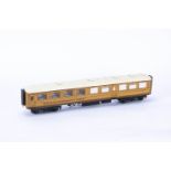 Fred Newman Finescale 0 Gauge LNER teak bogie 3rd Restaurant Car 1225, fitted with MTH bogies, G