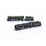 Pair of Tri-ang TT Gauge unboxed T97 S 'Boadicea' Locomotives with spoked Driving wheels and