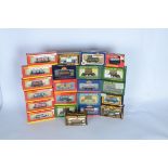 Hornby Replica Mainline Bachmann 00 Gauge wagons, Replica Lowfit wagons with containers (5),