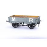 A 5" Gauge Hand-built and exceptionally well-detailed Midland Railway 3-plank Wagon, the original