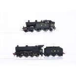 LMS black 00 Gauge kitbuilt Steam Locomotives, Cotswold Models 7F Class 0-8-0 9518 Locomotive and