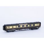 Lawrence Scale Models kitbuilt 00 Gauge 4mm GWR 1st/3rd 'Super Saloon' Side Corridor Coach with
