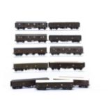 00 Gauge Kemilway and other makers Kitbuilt and modified GWR bogie vans, Great Western brown