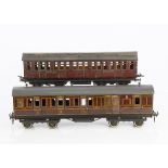 Bing and Carette/B-L Gauge 1 Midland and LMS Coaches, a Carette-style Midland 1st/3rd clerestory-