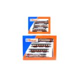 Roco H0 Gauge Trans Europ Express Four Car Train Pack and Additional Coach Pack, two boxed packs,