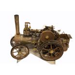 A 4" Scale Model Ruston single-cylinder coal-fired Steam Tractor from a Winson Engineering Kit,