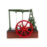 A large 'Grasshopper' Beam Engine from an unidentified kit, neatly made and finished in green with