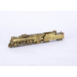 Key Imports H0 Gauge Duluth Missabe & Iron Range 2-10-2 Santa Fe, Samhongsa, Korea, unpainted, in