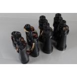 Four Pairs of Military Binoculars, two pairs of Barr & Stroud 7x CF41, A.P No's 57807 & 1800A, one