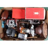 Cameras & Related Items, including an Ihagee Exakta Varex IIa camera, a Bolex B8 cine camera, a