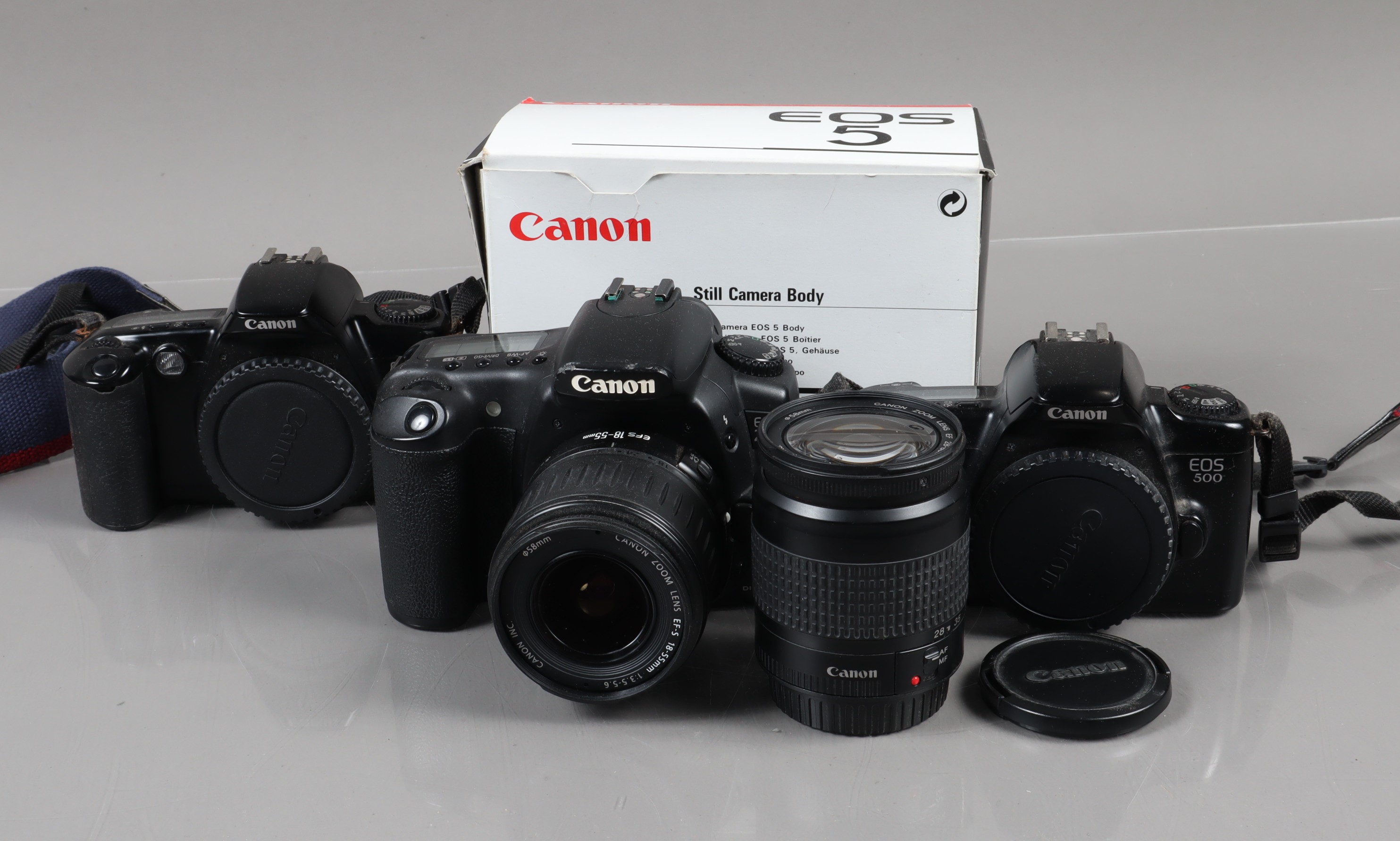 Canon EOS Cameras, a Canon EOS 20D DSLR camera, powers up, shutter working, flash working, damage to