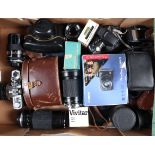 An Olympus OM-2n MD SLR Camera, shutter working, meter responsive, self timer working, body F,