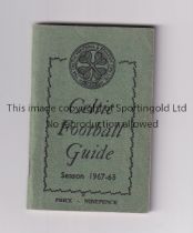 CELTIC Official handbook, Celtic Football Guide 1967/8 which covers their all conquering 1966/7