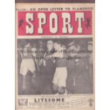 ARSENAL Two magazines: All Sports Illustrated Weekly 20/3/1920 with a b/w team group picture on