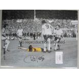 ARSENAL AUTOGRAPHS Seven 16 x 12 photos of former players 1960s - 1990s inc Charlie George, Tony