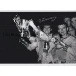 CHELSEA AUTOGRAPHS Twelve 12 x 8 photos depicting former players 1950s - 1980s including Kerry